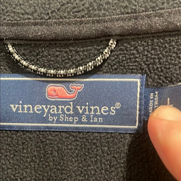 Vineyard Vines Men's Burgundy Half-Zip Sweater large EUC - Picture 2 of 7